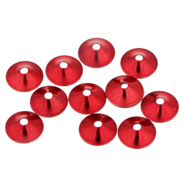 jinwen 12 Pcs Matériaux de Liage en Laiton Mouches Rouge