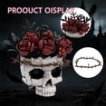 thumbnail image 5 of 1025Pcs Skull Flower Building Blocks Set, Gothic Model Kit, Dark Romantic Decor, Unique Valentine's Day Halloween Gift for Teens & Collectors, 5 of 5