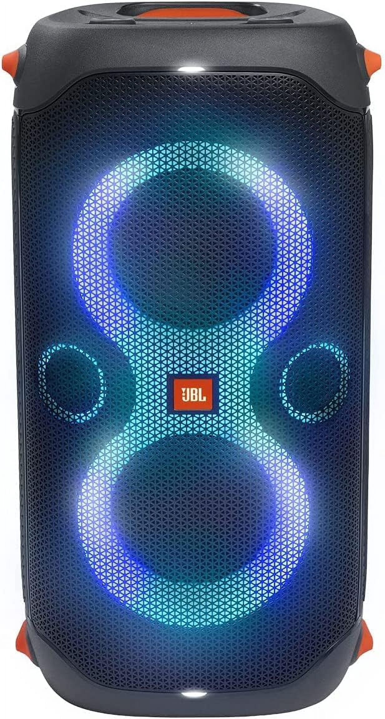 JBL Partybox 110 - Portable party speaker with 160W powerful sound, built-in lights and splashproof design - Black