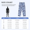 thumbnail image 4 of Rateoe Blue Roses Pattern Men’s Ultra-Soft Comfy Pajama Lounge Pants Sleepwear,Comfortable Lounge Wear,lightweight Pajamas, Casual Home Wear-X-Large, 4 of 6