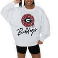 thumbnail image 3 of Women's Gameday Couture Ash Georgia Bulldogs Premium Fleece Pullover Sweatshirt, 3 of 5
