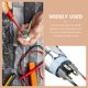 thumbnail image 3 of Terminales de crimpado de horquilla Conector de cable aislado Conectores de empalme rápido Altavoz Nailon Latón estañado, 3 of 6