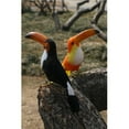 thumbnail image 3 of Pájaro Artificial Plástico Falso Paisaje Decoración en Miniatura Jardín Hogar Estatuil Navidad 9 perfecl Pájaro artificial, 3 of 5