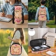 thumbnail image 3 of Bulopur Kids 17 Inch School Backpack, 4 PCS Pink Watermelon Chef Capybara Print Bookbag with Lunch Box, Water Bottle Holder and Pencil Case for Kids Aged 4-8, 3 of 8
