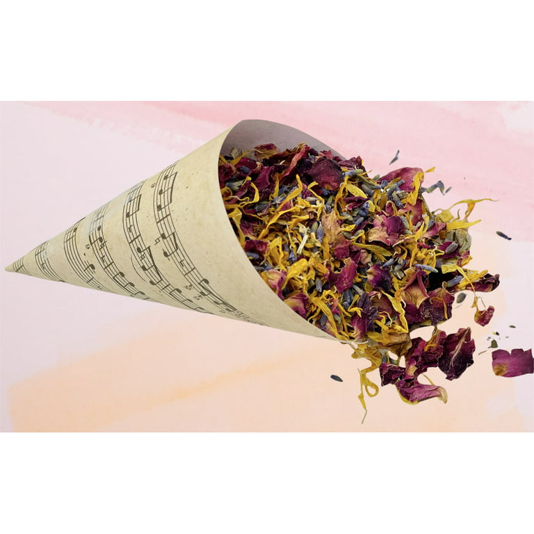 Rainbow Dried Flower Eco Confetti - The Perfect Toss