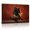 D, variant on XaaKee Art Prints Noir Feline 0007 Fluffy Black Feline Emerald Center Medallion Rust Velvet Wrap Crystal Coupe Terracotta Contemporary Canvas Wall Art Prints Inner Framed 18*12Inch
