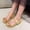 Yellow, variant on Dpytoraw Girls Shoes Crown Flash Diamond Crystal Soft Sole Non Slip Sandals Jelly Dance Shoes Princess Shoes Infant Sneakers Size 9.5