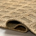 thumbnail image 4 of nuLOOM Rubina Casual Geometric Jute Area Rug, 5' x 8', Natural, 4 of 9