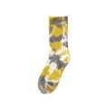 thumbnail image 2 of MSJUHEG Socks,Running Socks,Fuzzy Socks,Womens Ankle Socks,Crew Socks,New Tie Dye Mid Calf Socks Couple Socks Street Personality Hip Hop Skateboarding Socks Yellow One Size, 2 of 4