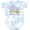 Tie Dye Blue, variant on Inktastic Elephant Future Big Sister Girls Baby Bodysuit
