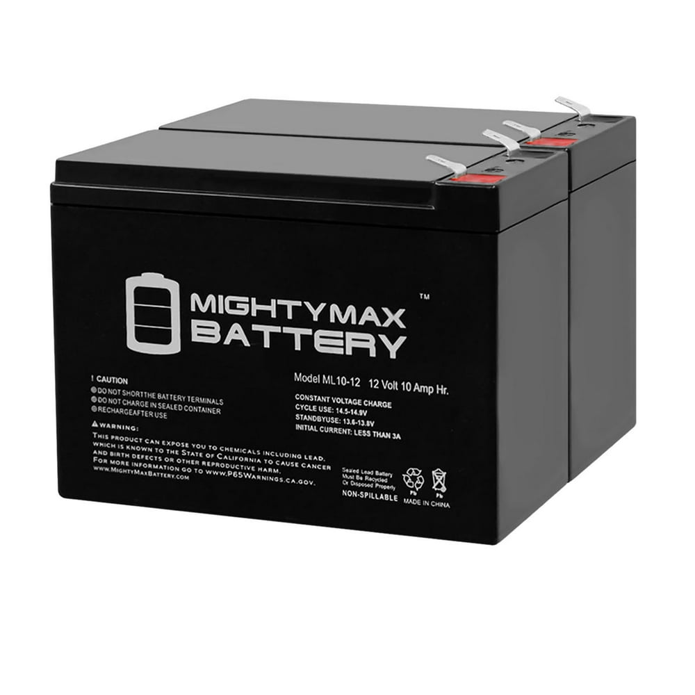 12V 10Ah Schwinn S350, S350 Scooter Battery 2 Pack