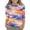 001-Multicolor—Clearance Prime Day, variant on Mevxay 3/4 Sleeve Tunic Tops for Girls Fashion Tie Dye T Shirt Cute Crew Neck Casual Summer Tees for Children 110-160