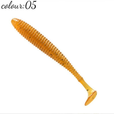 12PCS Swimbaits Paddle Soft Lure for Trout Crappie Bass Durable Plastic Bait Swimmer for Saltwater/Freshwater Fishing Lover s Gift