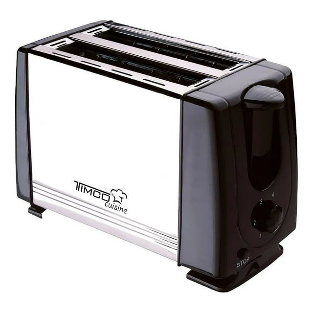 Tostador de Pan Timco Acero Inoxidable 2 rebanadas