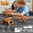 thumbnail image 2 of AZ Trading & Import  Engineering Bricks Construction Kit for Educational Building Dump Truck & Airplane, 361 Piece, 2 of 7