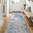 thumbnail image 2 of UERMEI 3x8 Washable Runner Rugs for Hallway, Modern Abstract Non Slip Indoor Rug for Entryway Doormats Bedroom Kitchen, Vacuum-Friendly Home Decor Carpet, Beige Brown, 2 of 7