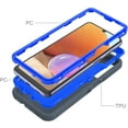 thumbnail image 4 of Galaxy A32 5G Case for Samsung Galaxy A32 5G Case Military Drop Shockproof  Heavy Duty Rugged 3 in 1 Protection Cover for Galaxy A32 5G Phone Case (Navy+Blue), 4 of 13