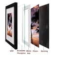 thumbnail image 4 of Primegos Wooden Photo Frame 5/6/7/8/10 Inch A4 Wall Mounted Display Horizontally or Vertically Table Top Display Photo Frame Office Wall Art Frame, 4 of 8