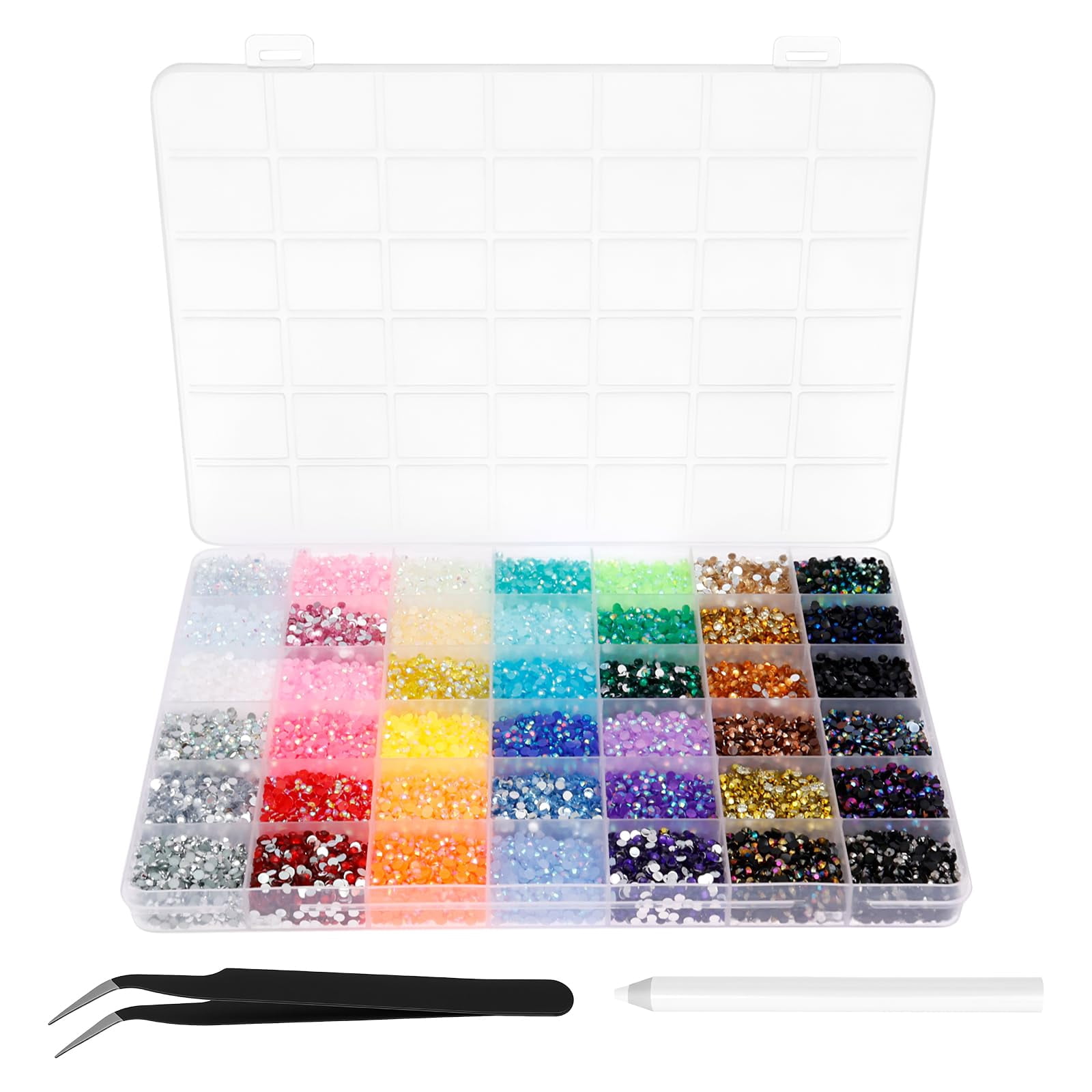 Bedazzling Kit,24/28/40/42 Colors Bedazzler Kit with Rhinestones,Nail Art Accessories Craft Kits for Crafting DIY Arts & Crafts Gifts