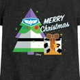 thumbnail image 3 of Toy Story - Merry Christmas Toy Story - Toddler And Youth Girls Short Sleeve Graphic T-Shirt, 3 of 5