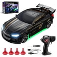 thumbnail image 2 of Gift toys 64 Scale Mini Remote Control Drift Car, 4Wd High Power Racing Vehicle With 4 Wheel Drive System, Exquisite Design, Realistic Drifting Effects And Cool Headlights, 4Ghz Stable, 2 of 7
