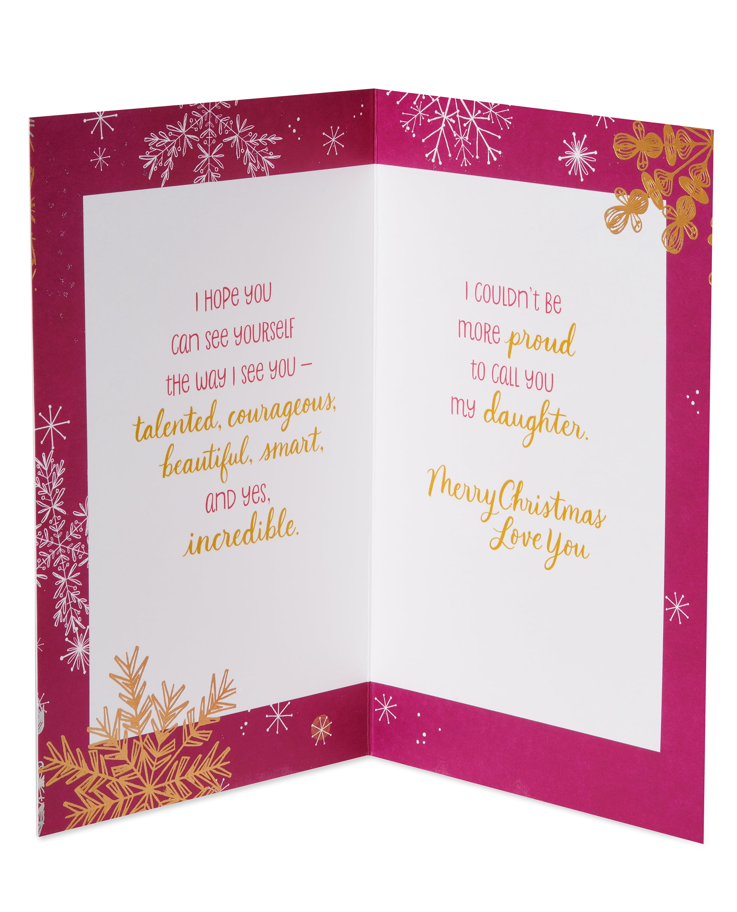 American Greetings Christmas Card for Daughter (Incredible)
