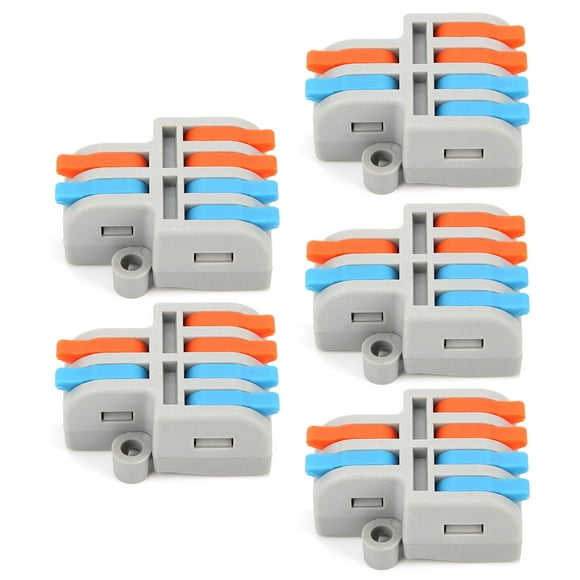 Spring Lever Terminal5Pcs Lever Nut Connector Electrical Connectors Blocks Pushin Wire Connectors Streamlined Design