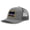 Grey, variant on Mesh Cap Hat Embroidered Cape Verde Embroidery Trucker Hats for Men & Women Cotton Navy Design Only