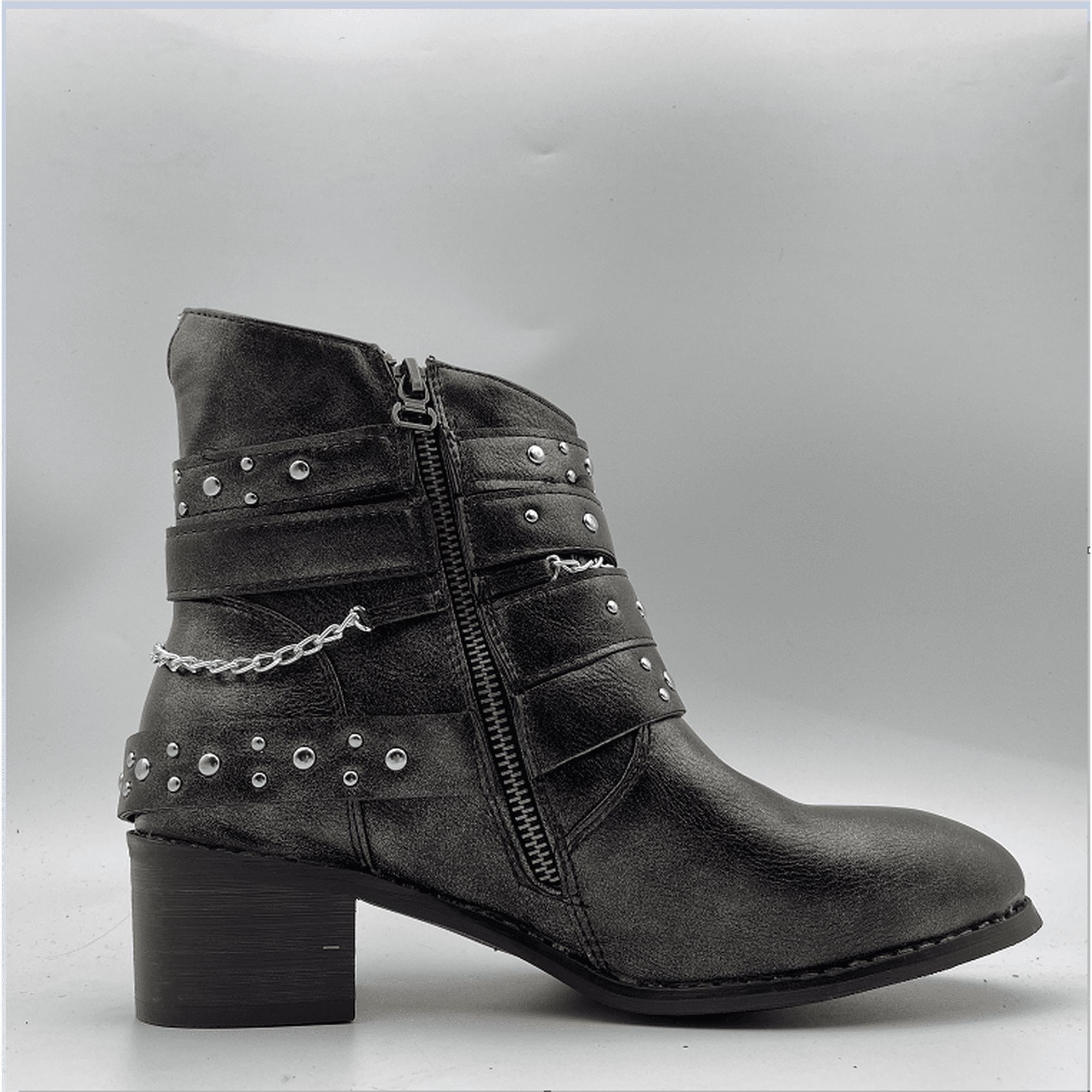 Girls gray ankle boots hotsell