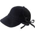 thumbnail image 5 of CoCopeaunts Women Bucket Hat Spring Summer Girls Outdoor Visor Bow Back Beach Fisherman Hat Solid Color Lady Sport Bucket Caps, 5 of 8