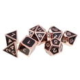 thumbnail image 4 of Juego de Dados Zulema 7 Piezas aleación de zinc D20 D12 D10 D8 D6 D4, 4 of 8