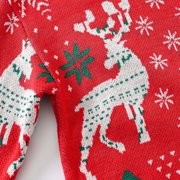 EGNMCR Ugly Christmas Sweaters Funny Kids Boys Girls Fashion Round Neck Pullover Classic Sweater