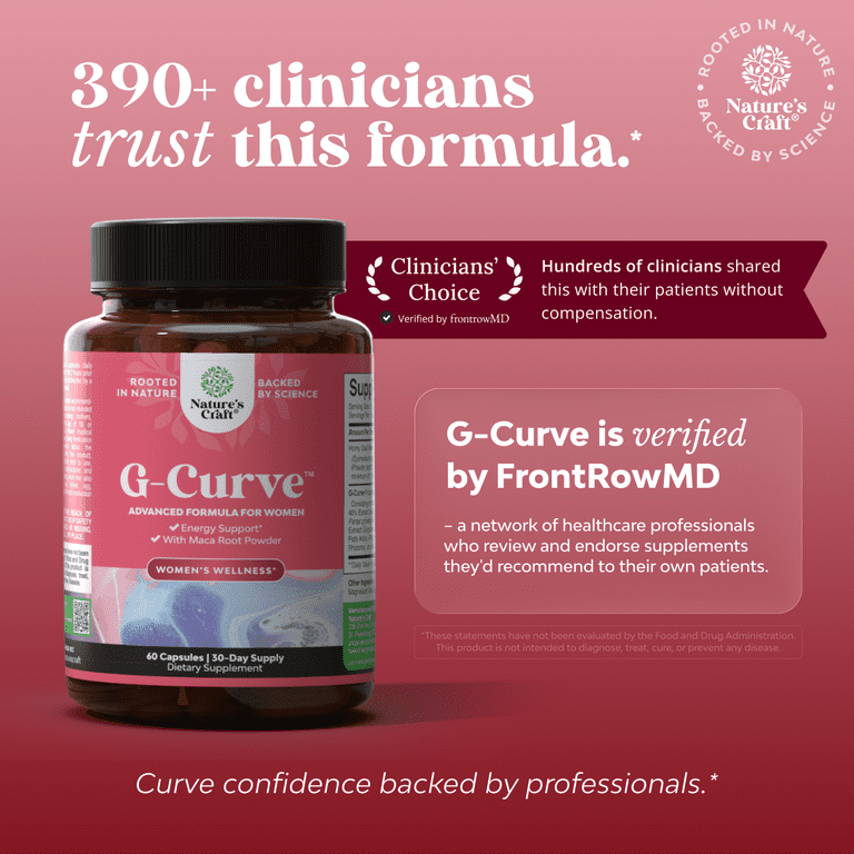 Natures Craft G-Curve Maca Root and Horny Goat Weed Supplement 60