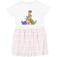 thumbnail image 3 of Inktastic Gecko Pile Cute Lizards Girls Toddler Dress, 3 of 5