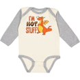 thumbnail image 3 of Inktastic I'm Hot Stuff- Cute Dragon Boys or Girls Long Sleeve Baby Bodysuit, 3 of 5