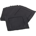 thumbnail image 6 of SARO 6100C.A6S 6 in. Lange Square Hemstitch Cocktail Napkin - Aqua  Set of 12, 6 of 7