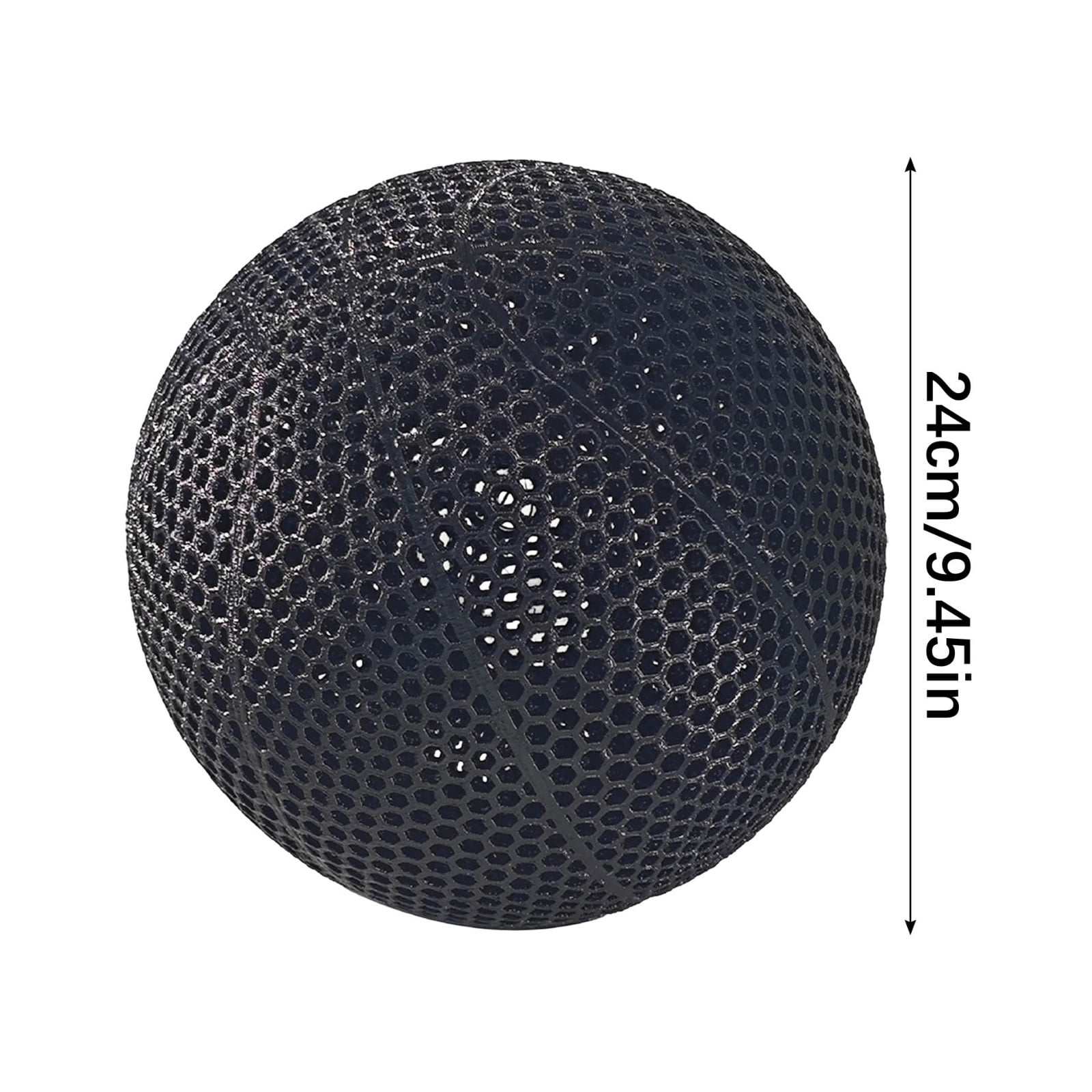 Durable 3D Printed Airless Basketball - High Elasticity, No Pump Needed, Perfect for Indoor & Outdoor Play