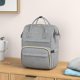 thumbnail image 2 of Mochila para portátil LOVEVOOK para mujer, 15.6 pulgadas, impermeable, gris, 2 of 7