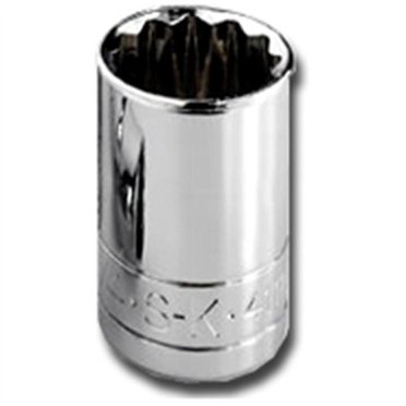 SK Hand Tools 48223 1/2" Drive 23mm 6-Point Standard Metric Chrome Socket – Made In USA