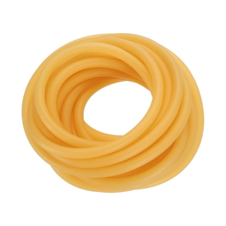 Natural Latex Rubber Tubing, 1/8" ID x 1/4" OD 16.4Ft Elastic Tube
