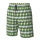 thumbnail image 4 of Fotbe Light Green Squares Trajes de Baño Estampados para Hombre, Shorts de Verano de Secado Rápido, Ropa de Playa, Bañadores-3X-Large, 4 of 6