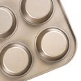 thumbnail image 4 of Carbon Steel Baking 12 Mini Cake Mold Non-Stick Plate High Temperature Cake Mold Kitchen Baking Tools, 4 of 6