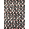 thumbnail image 2 of Skulls Webs & Roses Tab Top Curtains (Lined) (54 Inch Long Two Curtain Panels), 2 of 2