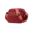 thumbnail image 3 of LAVA Waterproof Nylon Crossbody Handbag for Women Large Capacity Shoulder Bags Travel Messenger Bag (Red), 3 of 9