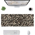 thumbnail image 3 of XXL Mouse Pad,Leopard Mouse pad,Cheetah Print Decor,Brown Mouse pad,XL Mouse Pad,Large Mouse pad for Desk,Desk pad,Gaming for Office Home 31.5 * 11.8 inches, 3 of 6
