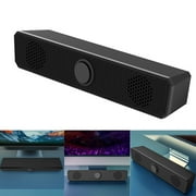USB Powered Sound with Subwoofer, Sound for PC, Desktop Computer, Laptops Black