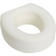 Drive Medical Elevated Raised Toilet Seat with Removable Padded Arms
