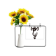 thumbnail image 1 of La inscripción chino Apellido personaje Xie Tarjeta de bendición de jarrón de girasol artificial, 1 of 3