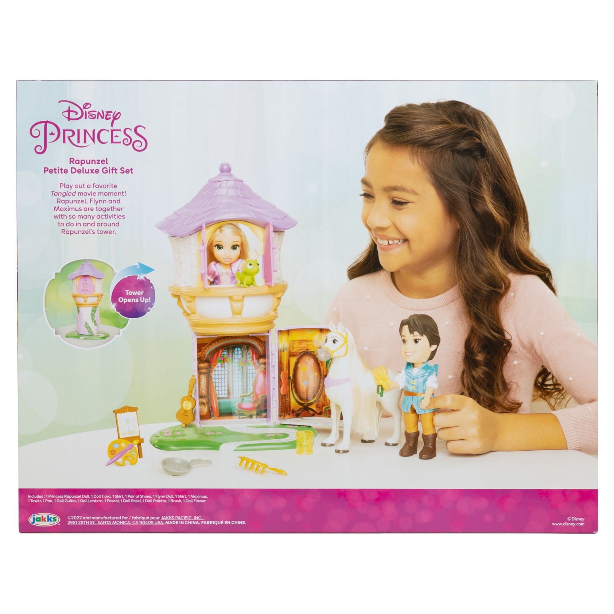 Disney Princess Toddler Toy Little People Get Ready with Rapunzel 10-Piece  Playset for Pretend Play Ages 18+ Months