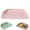 Pink, variant on Waterproof PU Leather Cat Feeding Mat, Non-Slip Pet Food Mat with Raised Edge, BPA-Free Easy Clean Placemat for Small Dogs, 19.7"x13.8"